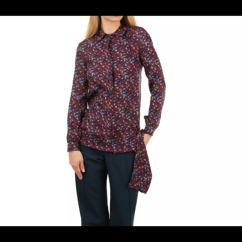 €315ALESSANDRO DELL'ACQUA Silk Shirt IT38/XS Italy